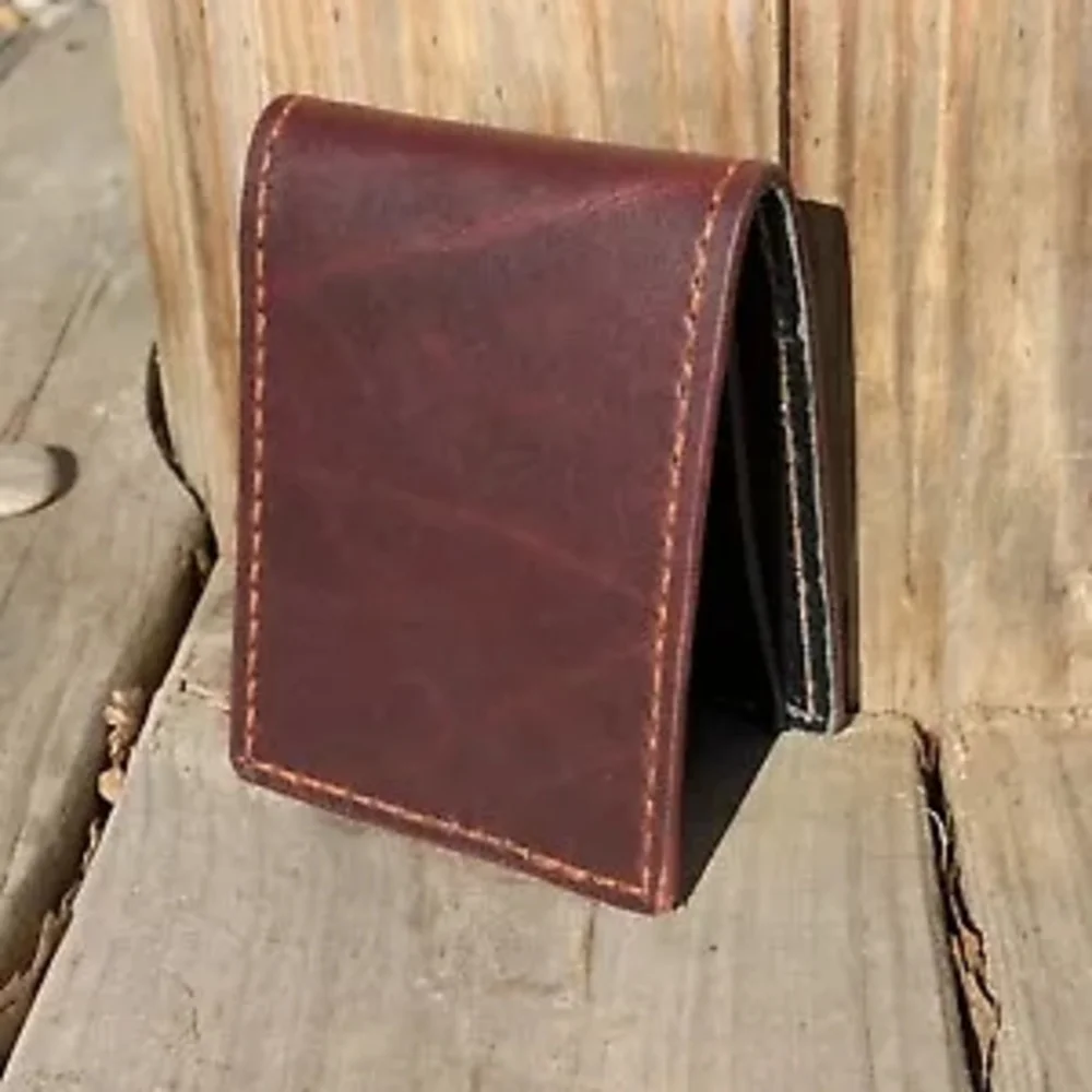 Hand Made Montana Leather Men's Wallet